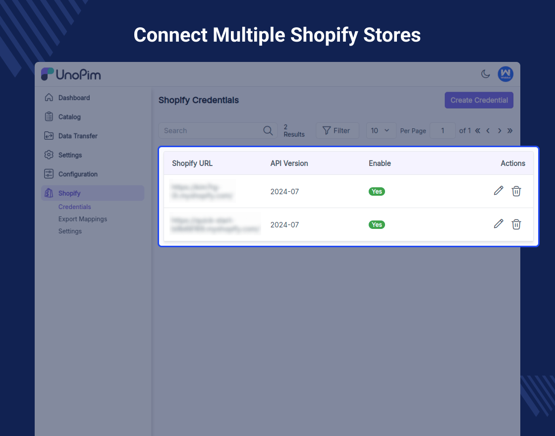 UnoPim Shopify Connector Slider Image 0