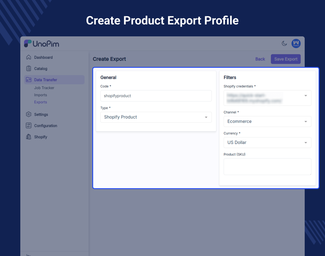 UnoPim Shopify Connector Slider Image 4