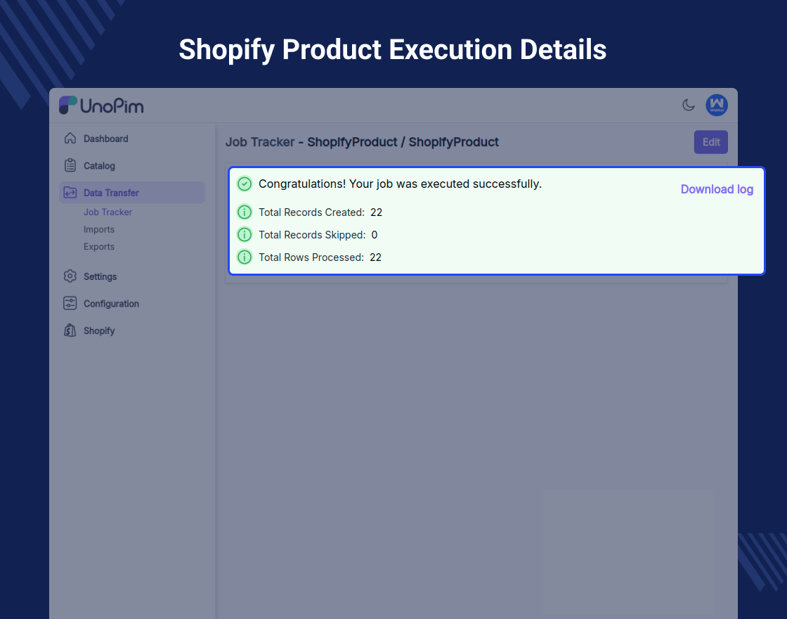 UnoPim Shopify Connector Slider Image 5