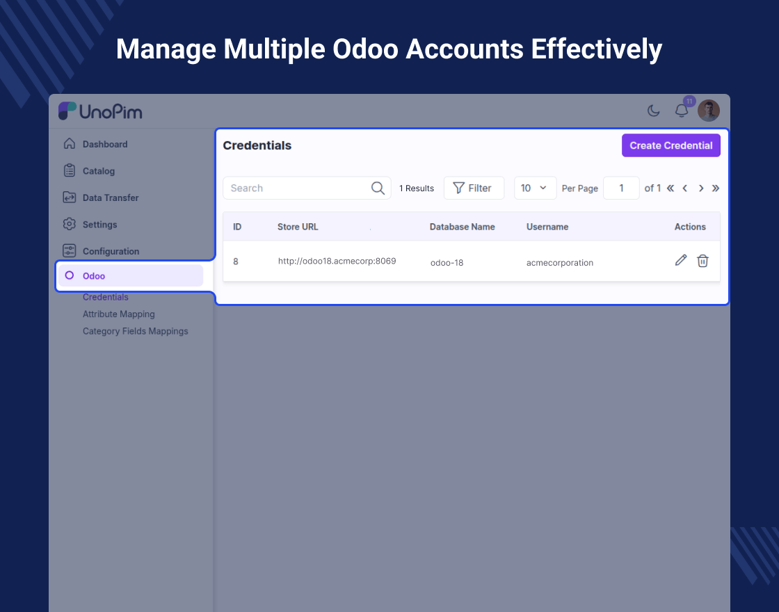 UnoPIM Odoo Connector Slider Image 0