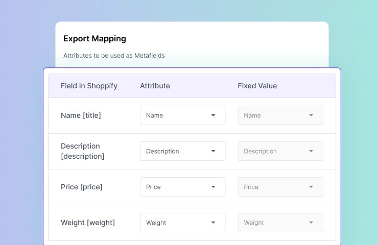 Attribute Mapping