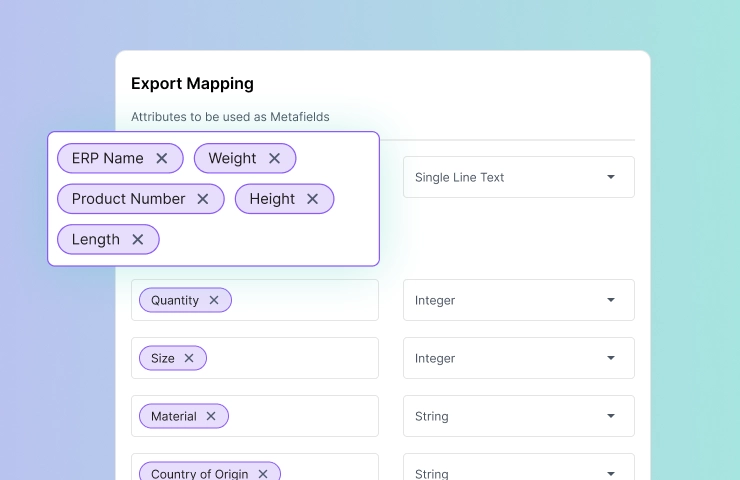 Metafields Mapping