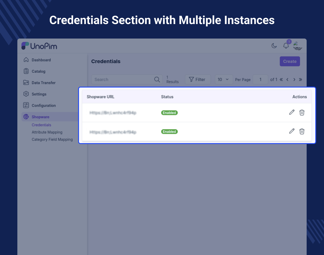 UnoPim Shopware 6 connector Slider Image 1