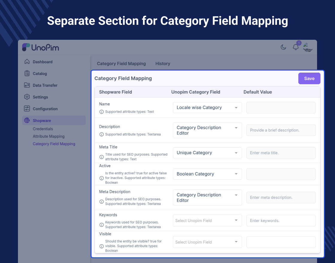 UnoPim Shopware 6 connector Slider Image 6