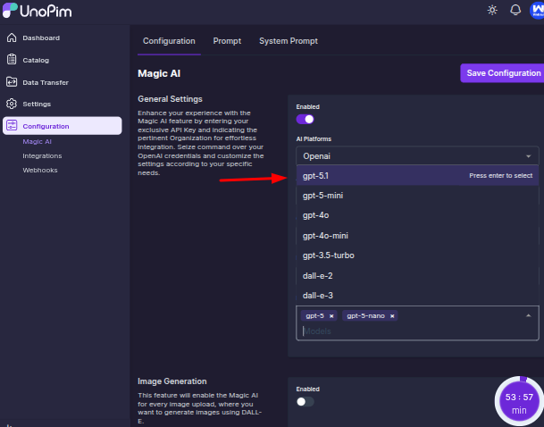 UnopimMAgicAiLatestsupport