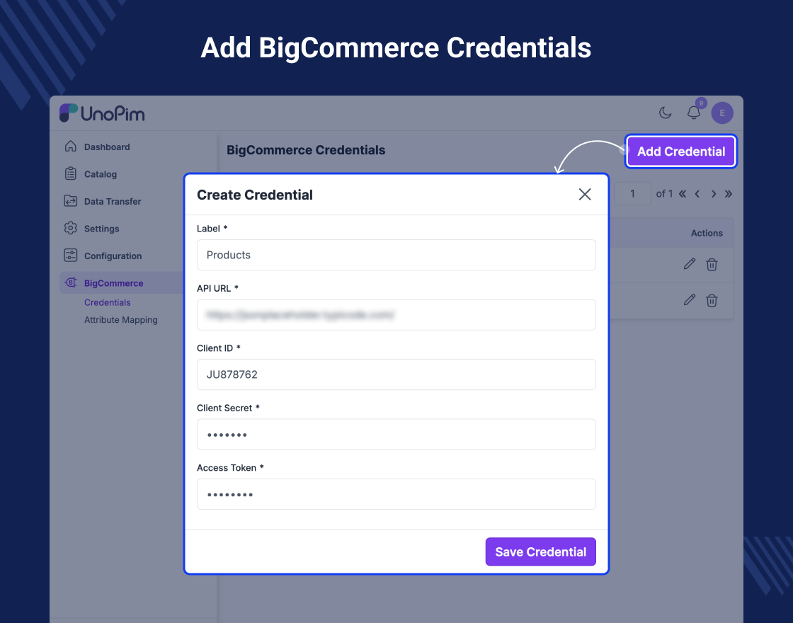UnoPim BigCommerce Connector Slider Image 1