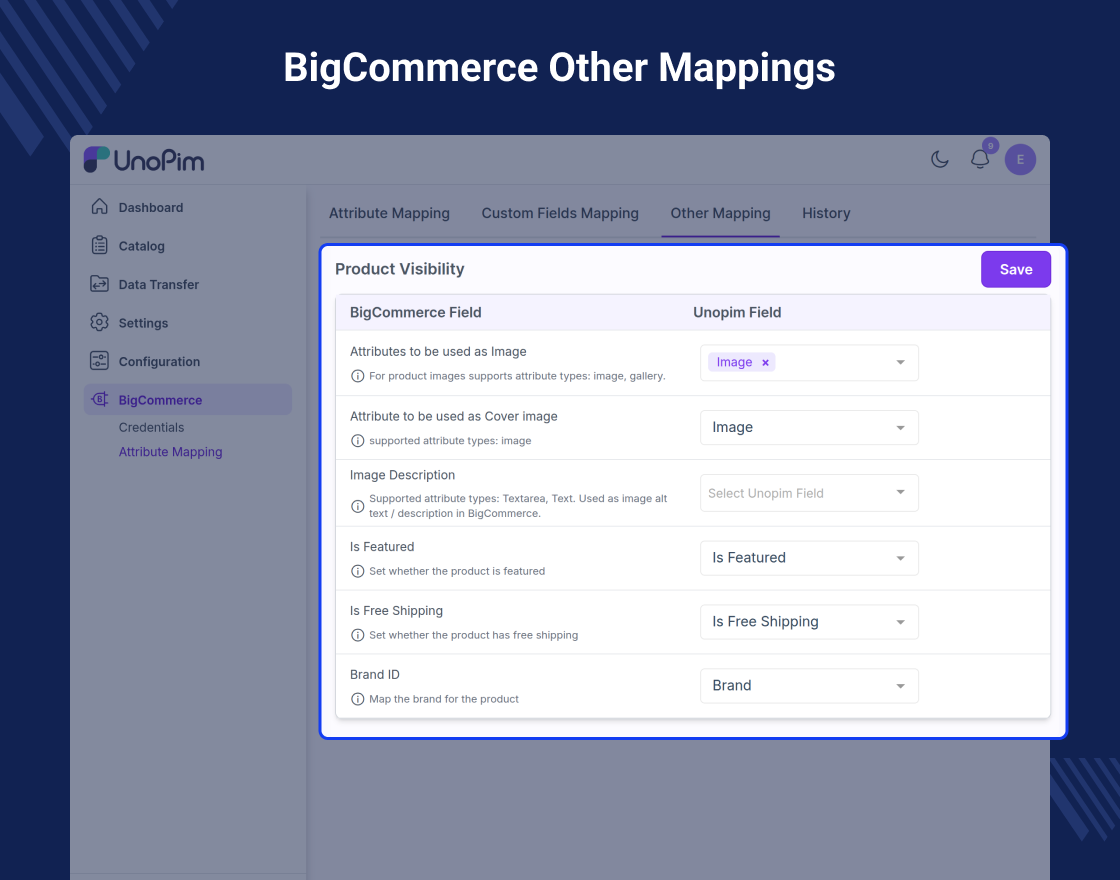 UnoPim BigCommerce Connector Slider Image 5